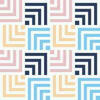 Seamless vector geometric color pattern background. Full color modern.