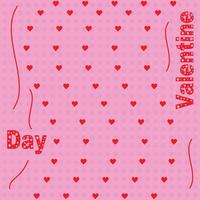 Red hearts pattern,Valentines day background vector