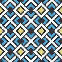 Seamless vector geometric color pattern background. Full color modern.