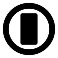Bag of cement paper sack package component powder icon in circle round black color vector illustration image solid outline style
