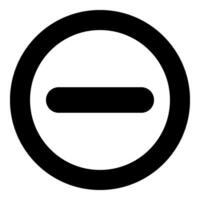 Bag of cement paper sack package component powder icon in circle round black color vector illustration image solid outline style