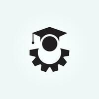 education logo icon design vector illustration