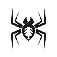 Spider logo icon design vector