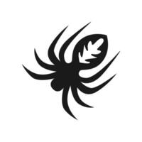 araña logo icono diseño vector