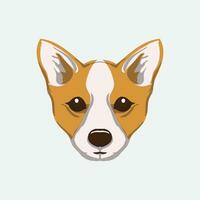 cute head dog vector illustration prfect for cute pet dog vector design