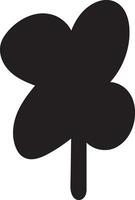 Clover Vector illustration Sketch line clover Hand drawn brush shamrocks on white background St Patricks Day