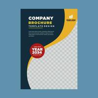 cover company profile or brochure template layout design vector