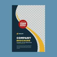 cover company profile or brochure template layout design vector