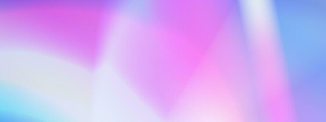 Blurred rainbow refraction overlay effect. Light lens prism effect. Holographic reflection, crystal flare leak shadow overlay. Vector abstract illustration.