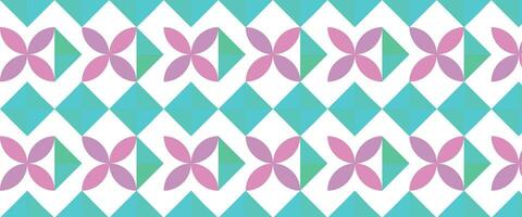 Geometric pattern vector background with Scandinavian abstract color or Swiss geometry prints of rectangles, squares and circles shape design