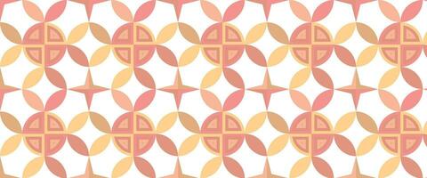 Geometric pattern vector background with Scandinavian abstract color or Swiss geometry prints of rectangles, squares and circles shape design