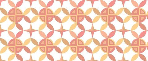 Geometric pattern vector background with Scandinavian abstract color or Swiss geometry prints of rectangles, squares and circles shape design