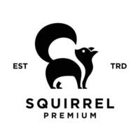 Squirrel logo icon design illustration vector