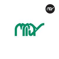 Letter MMY Monogram Logo Design vector