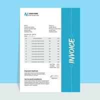 Invoice Template Design vector