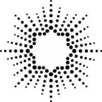 Icon of  dots making a beautiful composition. Modern color texture with futuristic concept vector