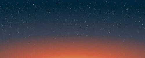 sky background with stars vector