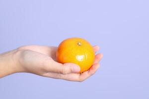 Hand with Fruit photo