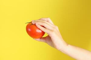 Hand with Fruit photo