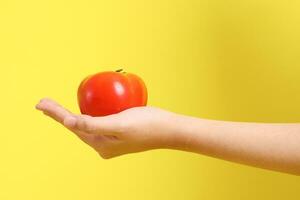 Hand with Fruit photo