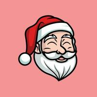 Happy Santa Face vector