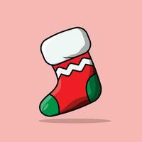 Christmas Sock Fashion vector