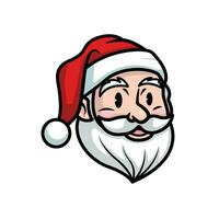 Cute Santa Face vector