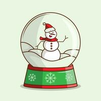 Christmas Crystal Ball vector