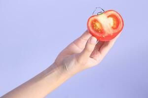 Hand with Fruit photo