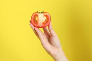 Hand with Fruit photo