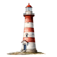 AI generated Lighthouse architecture building tower png