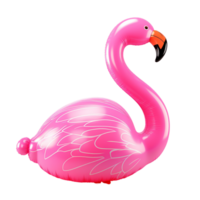 ai generiert 3d Rendern von Flamingo schweben png