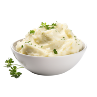 AI generated Beautiful Mashed Potatoes png