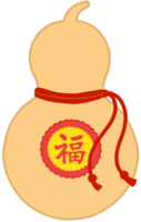 Bottle gourd lucky charm png