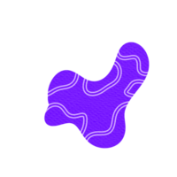 Abstract Blob Shape png