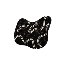 Blob With Grainy Texture png