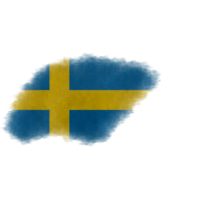 Sverige borsta flagga png