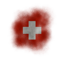 Switzerland Brush Flag png