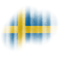 Sweden Brush Flag png