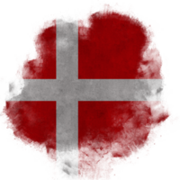 Danmark flagga textur borsta png
