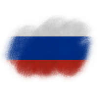 Russia Brush Flag png