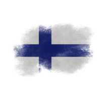 Finland Brush Flag png