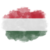 Hungría bandera pintar png