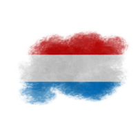 Luxembourg Flag Paint png