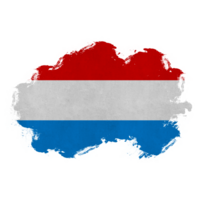 Luxembourg Flag Paint png