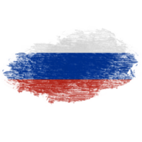 Russia Brush Flag png