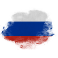 Russia Brush Flag png