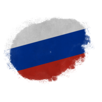 Russia Brush Flag png