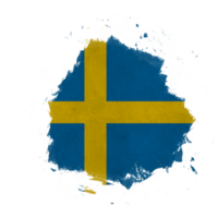 Sverige borsta flagga png