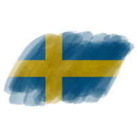 Sweden Brush Flag png